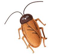 Jouet de chat cafard - Jouet pour animaux de compagnie avec gâchette en tissu, peluche simulée de cafards | Petit style d'insecte faux avec papier sonore, jeu interactif pour jeux curieux