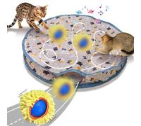 Jouet De Chat Électrique, Jeu Interactif Cat Mache and Seek, Smart Automatic Moving Bal