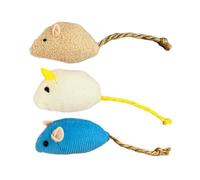 Jouet de Chat Faux pour des Chatons intérieurs séduisants Interactive Catnip Kitty Toys pour Toutes Les Races, Ensemble de 3