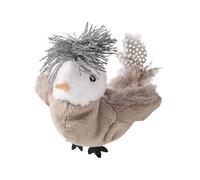 Jouet de chat interactif - Jouet en peluche souple rechargeable et réaliste mouvement de battement, activité de longue durée | Fournitures de jeux de Noël pour l'anniversaire en plein air