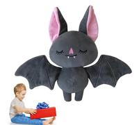 Jouet de chauve-souris rempli - Poupée en peluche douce de 18 cm pour Halloween ou Cuddling de tous les jours | Mignon câlin en peluche pour enfants et adultes | Cadeau décoratif en peluche paire