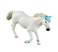 Jouet de Cheval Blanc en Pvc pour Garçon et Filles, Figurine Décorative | Modèle de Simulation, Usage Maison ou Bureau, Style Délicat et Élégant, pour Jeu et Décoration