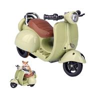 Jouet de cheval de hamster - Mini véhicule à batterie, Musical Light Show | Scooter électrique rotatif coloré avec fonction de montage pour animaux de compagnie