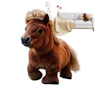 Jouet de cheval en peluche - cheval sonore en mouvement, animal de compagnie en peluche doux, jouet animal interactif | Jouet de galop éducatif réaliste, figure de copain de marche câlin pour ,