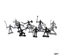 Jouet De Chevaliers Médiévaux 14 Pièces/Ensemble, Catapulte, Soldats À Arbalète, Ensemble De Jeu, Char Hxx