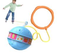 Jouet de cheville Skip Ball,Ball de saut de cheville - Balle à sauter à corde à sauter à la cheville alimentée par batterie | Balle pivotante lumineuse et clignotante à partir de 3 ans, pour une meill