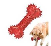 Jouet de chien en caoutchouc épineux - jouets pour animaux de compagnie avec os de chien épineux | Nettoyage de dents résistant aux morsures en caoutchouc naturel et bâtons molaires, nouveaux jouets p