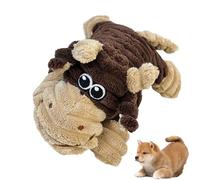 Jouet de chien grinçant durable - jouets de chiot en peluche doux, outil de mastication en peluche interactif | Calmante des fournitures de jeu pour la formation des chiots, un soulagement du stress p