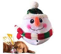 Jouet de chien parlant - Ball de chien en peluche de neige interactif, rebondage de son de compagnie | Boulette électronique Shake and Move Toy, Soft Sweaky Play Ball For Dogs Cats Chits Chitres Anoma