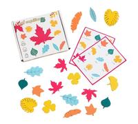 Jouet De Classification Cognitive Des Feuilles Simulées, Bords Lisses, 17x14x2,5 Cm, Trieur De Forme En Bois, Puzzle De Reconnaissance De La Nature, Formes De Feuilles, Pour Les Âgés De 3 À 6