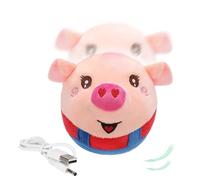 Jouet de cochon dansant musical, jouet de balle rebondissante de cochon, jouets en peluche chantants, jouet de balle électrique en peluche pour animaux de compagnie, jouet de balle de saut rebondissan