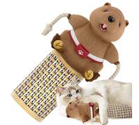 Jouet de Combat pour Chat : Jeu interactif, Jeu Dynamique, marionnette Attrayant | Teaser Bell activité énergétique Animal de Compagnie défi scène Chambre Cuisine Porche Balcon Appartement Ski