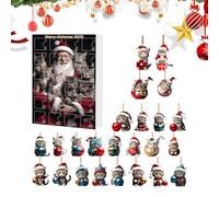 Jouet de compte à rebours de Noël - Pendentif chat 2025 | jeu de l'Avent pour, petites, sœurs ou épouses. Conçu avec amour pour une ambiance festive et une décoration.