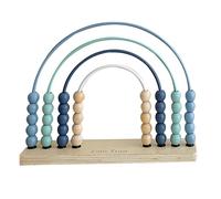 Jouet de Compteur de Perles, boulier de mathématiques, Jouets de compteurs mathématiques, Manipulateurs mathématiques éducatifs en Bois, Jouets d'apprentissage préscolaire à 4 rangées pour la logique