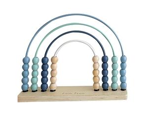 Jouet de Compteur de Perles, boulier de mathématiques, Jouets de compteurs mathématiques, Manipulateurs mathématiques éducatifs en Bois, Jouets d'apprentissage préscolaire à 4 rangées pour la logique