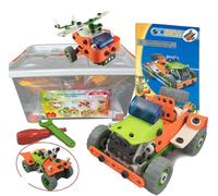 Jouet de construction 5 en 1 | 161 pièces pour construire voiture, avion, hélicoptère, quad et robot. Outils + livret détaillé pour chaque modèle | Jouet d'ingénierie pour enfant de 5 6 7 8 9 10+ ans