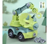 Jouet De Construction Dinosaure Ingénierie Voiture Pelleteuse Camion À Benne, Modèle De Voiture À Monter Soi-Même, Jouets Éducatifs Pour Garçons, Cadeau De Noël