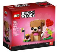 Jouet de construction - LEGO - Brickheadz 40379 - Ours de la Saint-Valentin - 127 pièces
