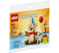 Jouet de construction - LEGO - Sac en plastique motif ours - 80 pièces - 6 ans et plus