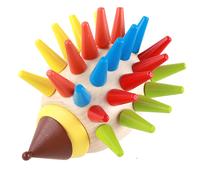 Jouet de construction Montessori, Puzzle hérisson pour enfants, Kit de construction, entraînement de la motricité Fine éducative, Coordination ¿il main, jouet inséré