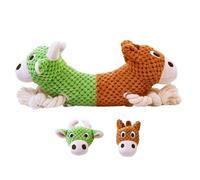 Jouet de Coton de Chien interactif, Jouet de mâcher de Chien | Pip de Animal de Compagnie à Double tête de Coton en - Nettoyage des Dents Intérieur Small de Grands Chiens Figure interactiv