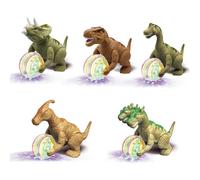 Jouet De Course De Dinosaures, Lumière Rotative Électrique, Musique De Dinosaure, Glissière Électrique, Piste De Train, Jouet Éducatif Interactif Pour Enfants