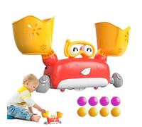 Jouet de crabe rampant, jouet de crabe électronique - Jouets musicaux de crabe de jeu de balle - Jeu de balle sensorielle pour bébés, jouet éducatif en mouvement et marche pour anniversaire, fête des