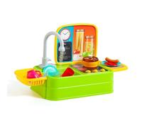 Jouet de cuisine de table - MOLTO - Évier et robinet réels - Couleurs vives - 3 ans et plus