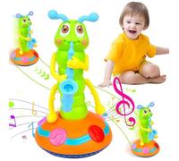 Jouet de Danse Chenille Électrique - Musique et Lumières - Vert - 3 ans et plus