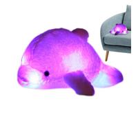 Jouet de dauphin lumineux, animal en peluche de dauphin lumineux - Jouet en peluche avec lumières LED,Jouet lumineux à induction, jouet en peluche, jouet lumineux coloré pour adultes, décoration de ch