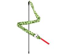 Jouet De De Serpent De Chat - De Chat De Serpent | Teaser pour Chat | Jouets Interactifs pour Chaton | Jouet De Bâton D'attrape-Teaser pour Chat Long 43,7 Pouces pour Chats