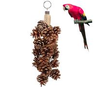 Jouet de déchiquetage d'oiseaux - Jouets de déchiquetage d'oiseaux à suspendre, ensemble de jeu interactif engageant | Jouets drôles de perroquet en bois de corde, jouets à mâcher et à griffes, jouets