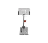 Jouet de décompression bureau machine tir se pliant bureau jeu basket-ball - Blanc