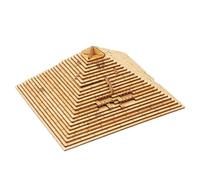 Jouet de décryptage pyramidal - Puzzle STEM en bois, QI cérébral 3D, jeu d'archéologie éducative | Outil cognitif d'apprentissage scientifique, développement de l'intelligence, solution d'activité amu
