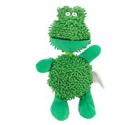 Jouet de dentition amusant en peluche pour chiot avec couineur, réduction du stress, jeu interactif coloré à mâcher pour chien, corde en coton à mâcher pour chiens de petite race, soulagement de la