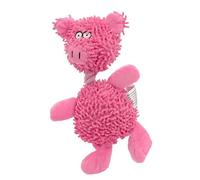 Jouet de dentition amusant en peluche pour chiot avec couineur, réduction du stress, jeu interactif coloré à mâcher pour chien, corde en coton à mâcher pour chiens de petite race, soulagement de la
