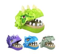 Jouet de dentition dinosaure - Jeu de doigt mordant | Jeu de dinosaure dentiste | Jeū de table interactif pour , filles, garçons, parents, jouet éducatif amusant et délicat, amusant en famille