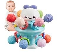 Jouet de dentition hochet balle,Balle de dentition sensorielle hochet d'activité de préhension | Boule de dentition sensorielle en Silicone, jouets éducatifs colorés pour la journée des,