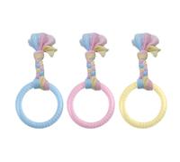 Jouet de dentition interactif pour petit chien | Bâtons de dentition réutilisables interactifs pour chiens de 2 à 8 mois - Grand cercle d'intérieur