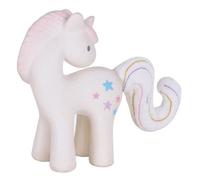 Jouet de dentition Licorne étoilée 14cm Caoutchouc Naturel & Coton B