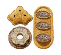 Jouet de dentition pour chat, éponge en luffa, 230 g, jouets à mâcher pour chaton, éponge luffa pour chat, stimulation mentale, pour intérieur, extérieur, maison, jardin et appartement, collage