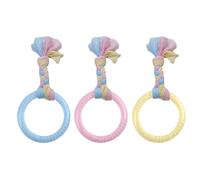 Jouet de dentition pour chiot - Lot de 3 bâtonnets à mâcher interactifs | pour chien - Masseur de gencives TPR texturé sûr - Composant d'enrichissement des dents doux réutilisable
