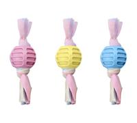 Jouet de dentition pour chiot - Lot de 3 bâtonnets à mâcher interactifs | pour chien - Masseur de gencives TPR texturé sûr - Composant d'enrichissement des dents doux réutilisable