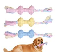 Jouet de dentition pour chiot - Lot de 3 bâtonnets à mâcher interactifs | pour chien - Masseur de gencives TPR texturé sûr - Composant d'enrichissement des dents doux réutilisable