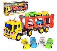 Jouet de dépanneuse MalPlay avec lumière et son camion de transport de voiture