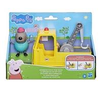 Jouet de dépanneuse - PEPPA PIG - Grand-Père - Noir - Toit articulé - Crochet mobile Noir