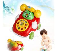 Jouet De Dessin Animé Pour Bébé, Horloge, Téléphone, Jouet De Développement Éducatif, Cadeau, Couleurs Aléatoires