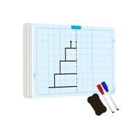 Jouet De Dessin Kid Grid - 5,51x3,94 Pouces Outil De Dessin De Symétrie Éducatif | Ensemble D'outils De Développement De Formation À L'écriture En Carton Épais Pour, Garçons, Filles