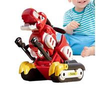 Jouet de dinosaure transformable par collision, modèle de réservoir éducatif | Figurine de transformation, pour collectionneurs, maison préscolaire, filles, cadeau pour fête d'anniversaire, salon