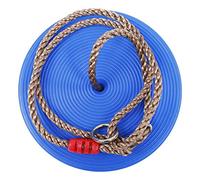 Jouet de Disque de balançoire pour Enfants, balançoire à Corde Ronde, activité de Divertissement en Plein air (Spirale Bleue)